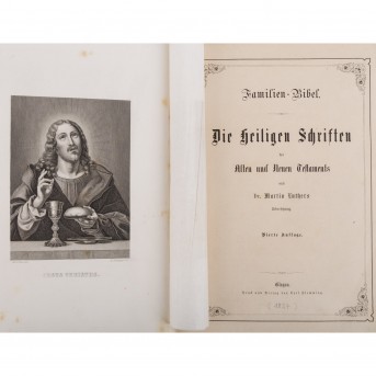 FAMILIEN-BIBEL. DIE HEILIGEN-SCHRIFTEN DES ALTEN UND NEUEN TESTAMENTS NACH DR. MARTIN LUTHER.
