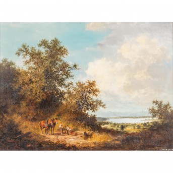 MITTERFELLNER, ANDREAS (1912-1972) "At the Riegsee".