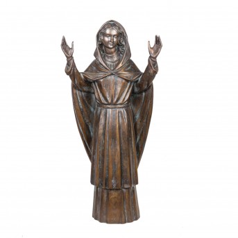 Große Skulptur 'Segnende Madonna', 20. Jh..