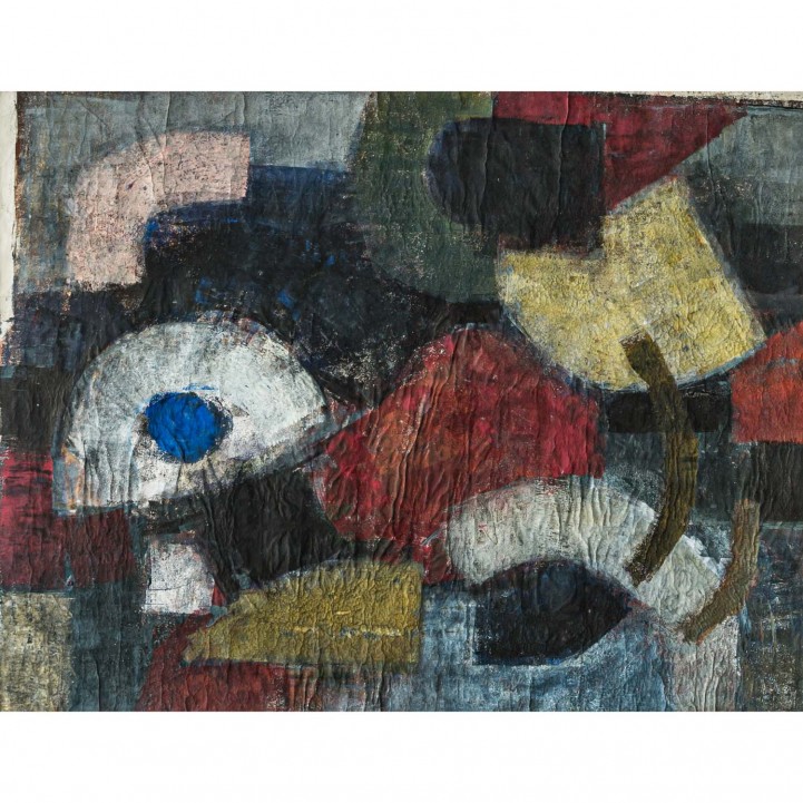KORNHAS, WERNER, ATTRIBUIERT (1910-1992), "Abstrakte Farbkomposition", 