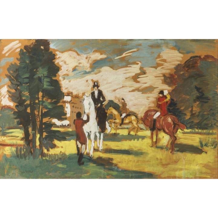 DILL, OTTO (1884-1957), 'Auf dem Turnierplatz', 