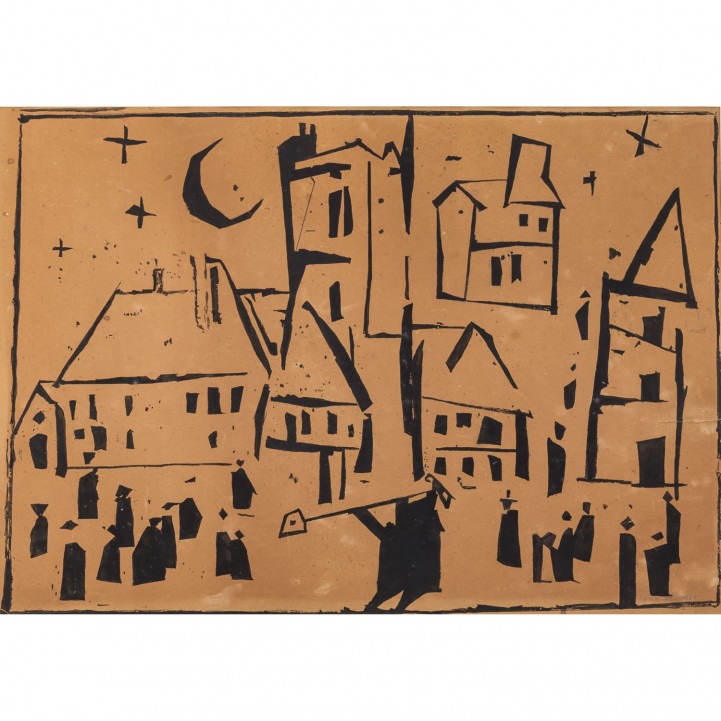 FEININGER, Lyonel, ATTRIBUIERT/NACH (1871-1956), 'Karneval', 