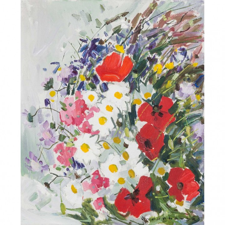 ANDERBOUHR, PAUL-JEAN (1909-2006), 'Bouquet de fleur', 