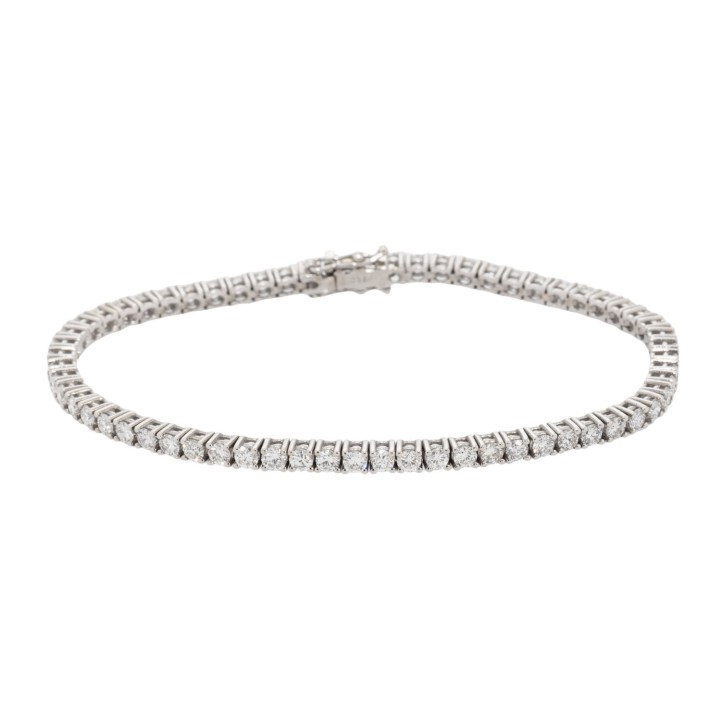 Tennisarmband mit 63 Brillanten   