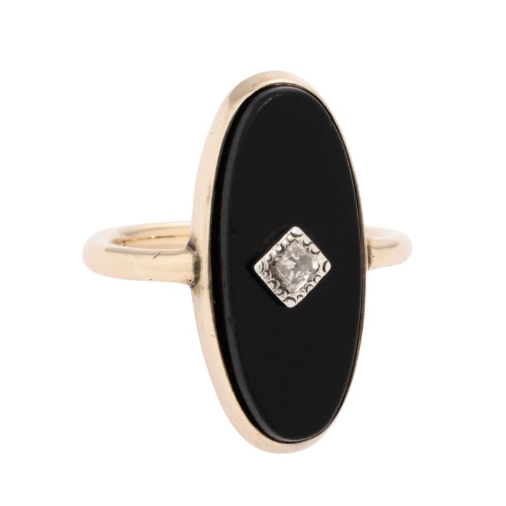 Ring mit Diamant im Rosenschliff, 
