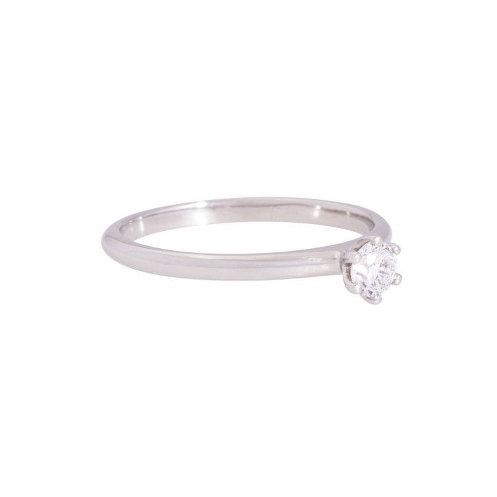 Solitär-Ring mit Brillant,  