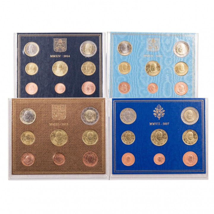 Vatican City - 4x coin sets of €3.88 each 