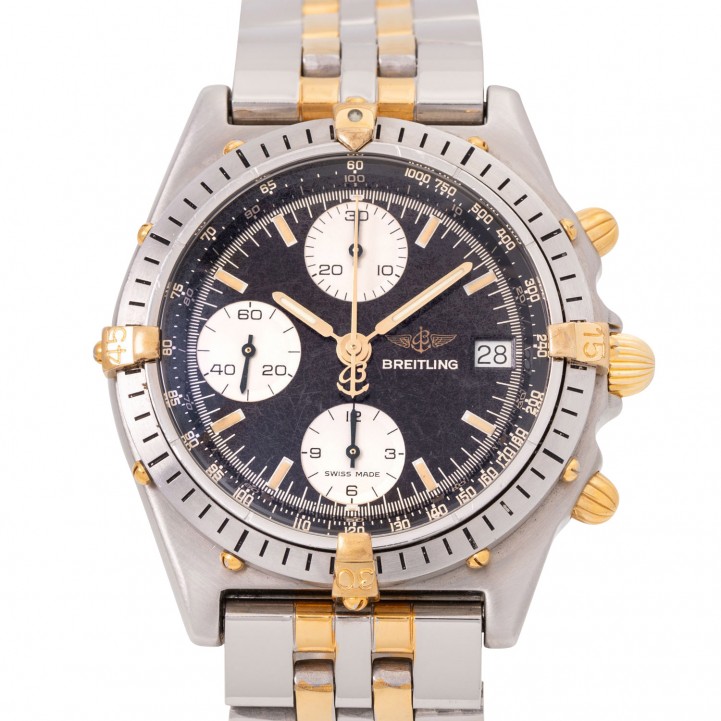BREITLING Chronomat Ref. 81950 men's wristwatch from 1990. 