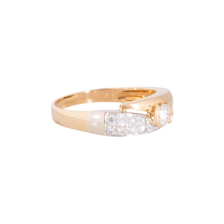 WEMPE Ring mit 14 Brillanten  