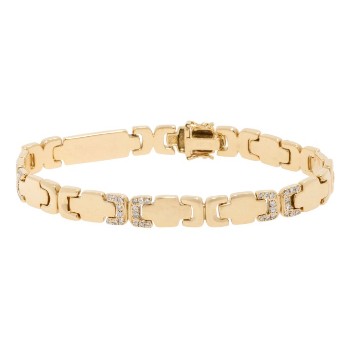 BUCHERER Armband mit 80 Brillanten, 