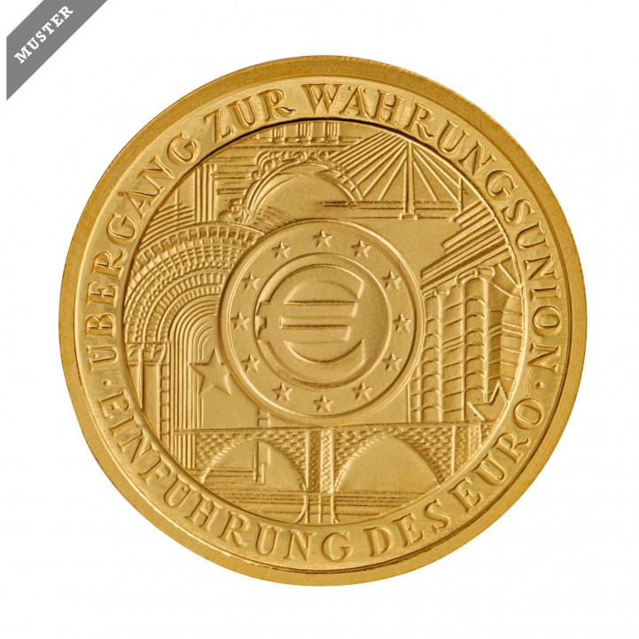BRD/GOLD - 100 Euro 'UNESCO-Welterbe Altstadt Goslar' 2008 J zu 1/2 Unze Gold fein, vz,  