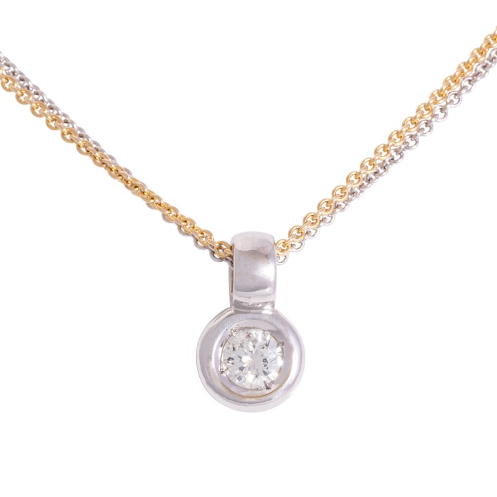 Anhänger mit Brillant, 