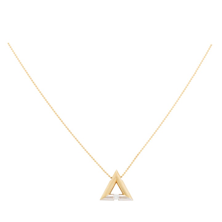 Collier mit Brillant, 