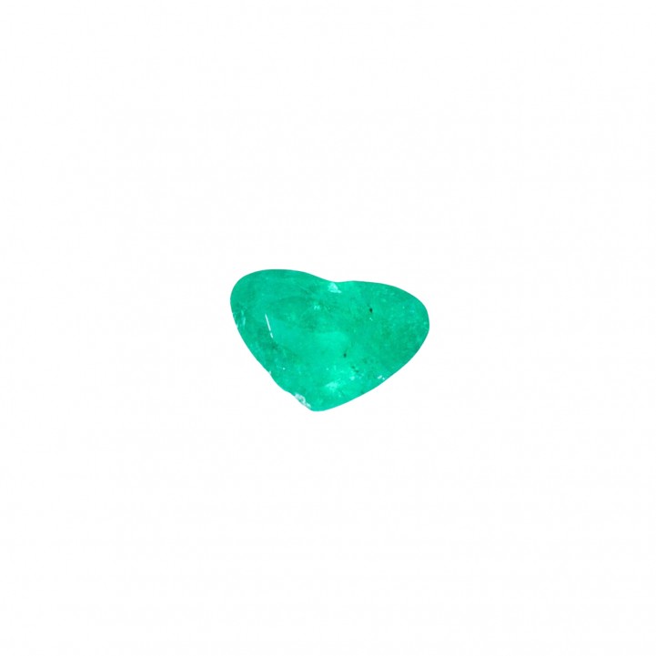 Herzf. fac. Smaragd von ca, 1,0 ct  