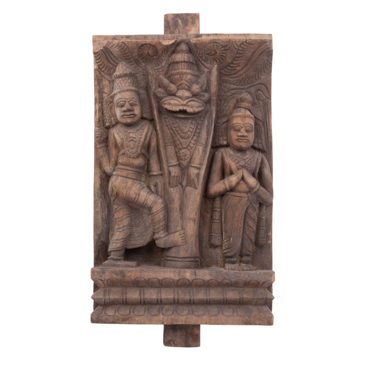 Schnitzereirelief. INDIEN, 20. Jh. 
