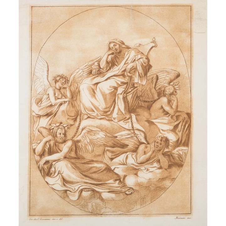 MULINARI, STÈPHANO (1741-1790) 'Allegorie des Friedens' 1774 
