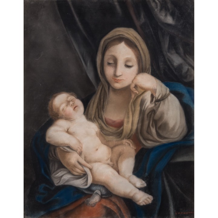 CAMUCCINI, wohl VINCENZO (1771-1844), 'Madonna mit schlafendem Jesusknaben', 