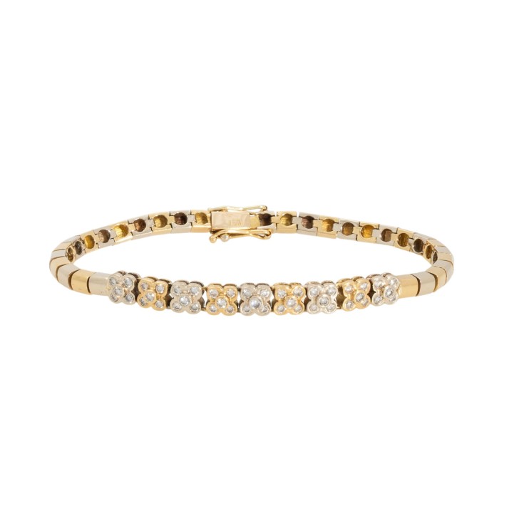 Armband mit 45 Brillanten 