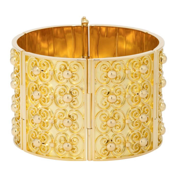 Armband mit Filigranbelötung, 