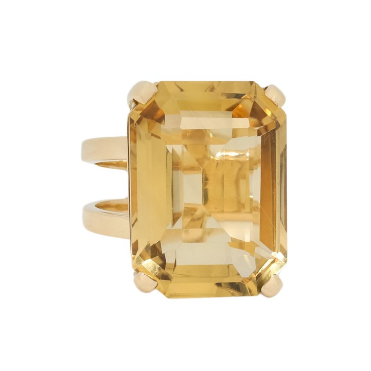 Ring mit Citrin 