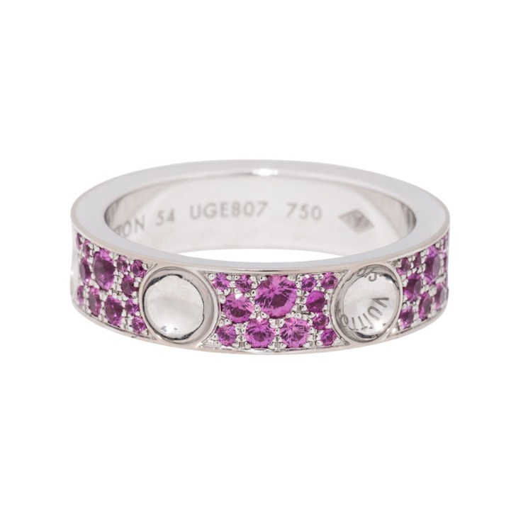 LOUIS VUITTON Ring 'Empreinte' mit pinken Saphiren, 
