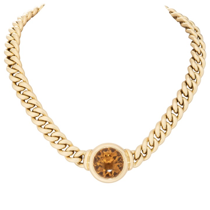WEMPE Collier mit Citrin, 