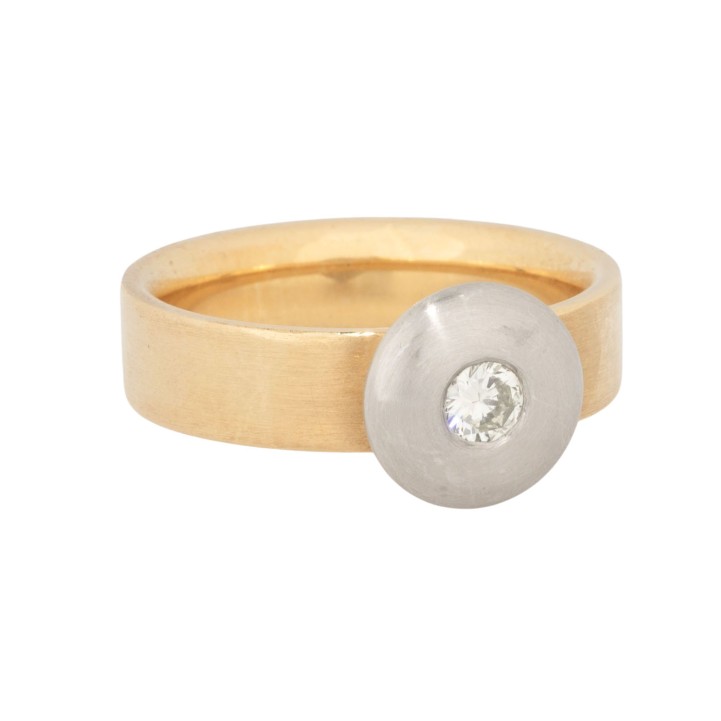 HEINRICH DENZEL Ring mit Brillant, 