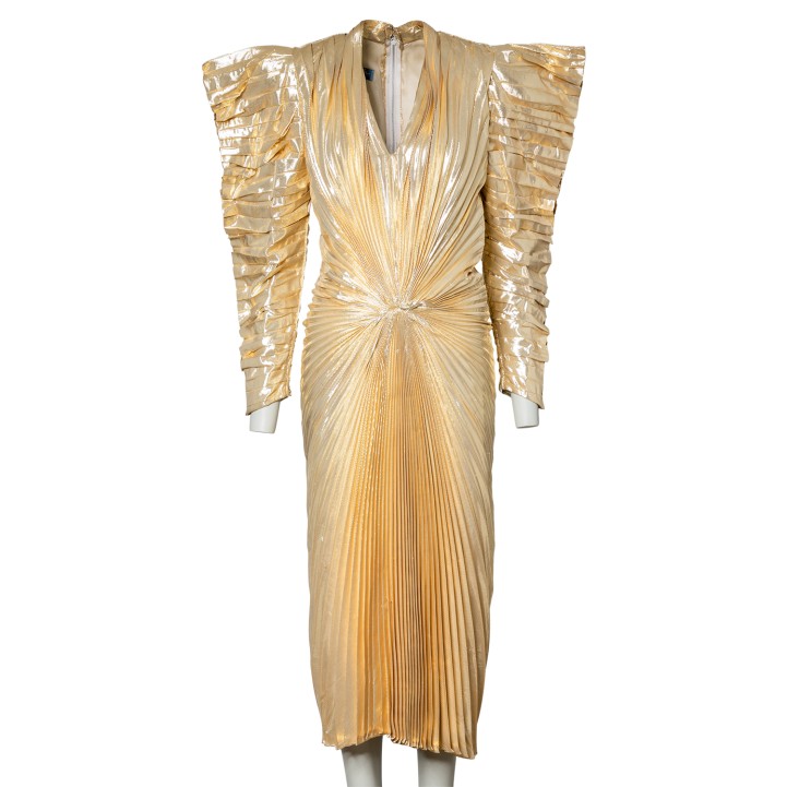 THIERRY MUGLER VINTAGE Robe, Gr. 38 (fr. 40), Koll.: H/W 1984-85. 