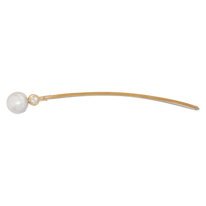 Pin with freshwater pearl, 