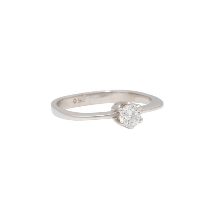 Solitaire Ring mit Brillant 
