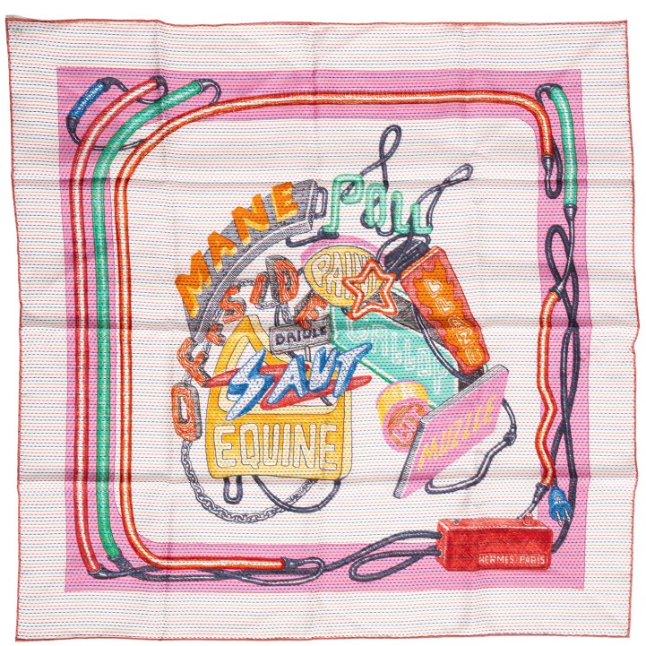 HERMÈS Carré 70 'CHEVALOSCOPE', 