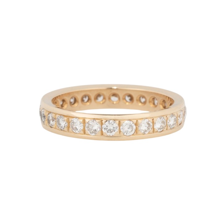 Memoire Ring mit Brillanten, 