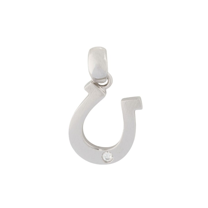 Anhänger 'Hufeisen' mit Brillant, 