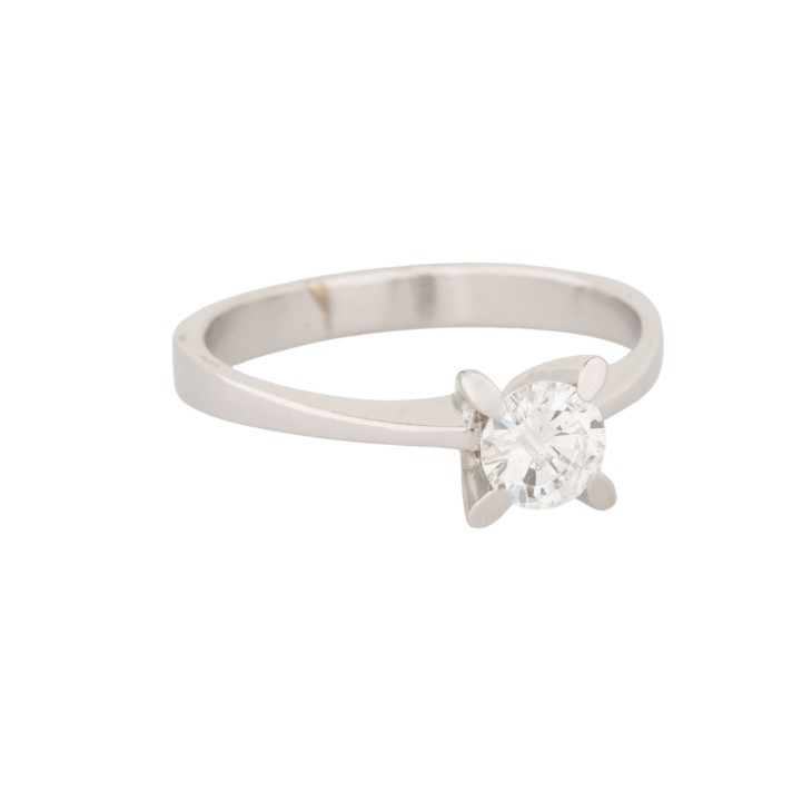 Solitärring mit Brillant 