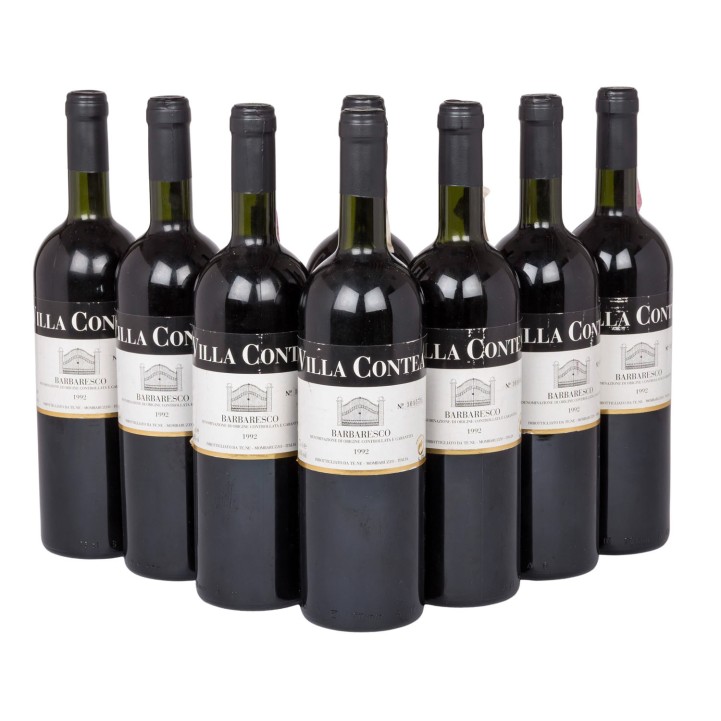1992 BARBARESCO VILLA CONTEA 8 Flaschen, 