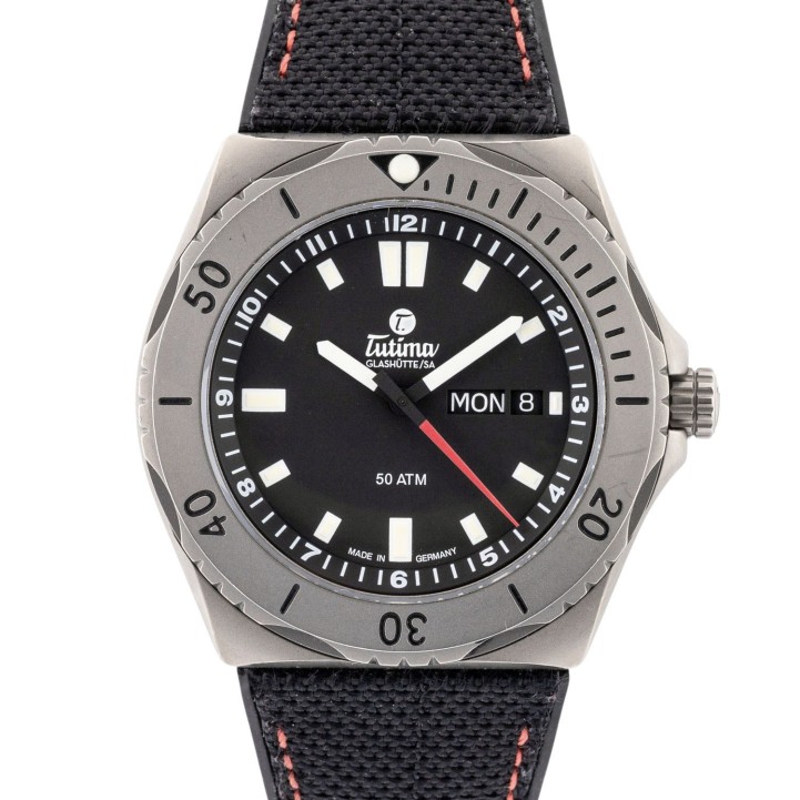 TUTIMA M2 Seven Seas Ref 6151-01 Herrenuhr von 2020. Box und Papiere.  
