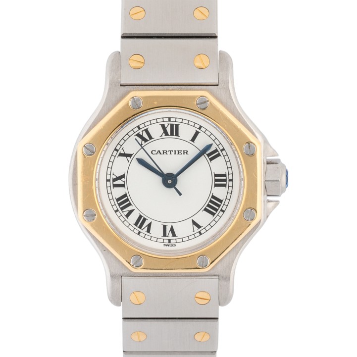 CARTIER Santos Octagon Ref 0907 ladies' watch from 1984. 