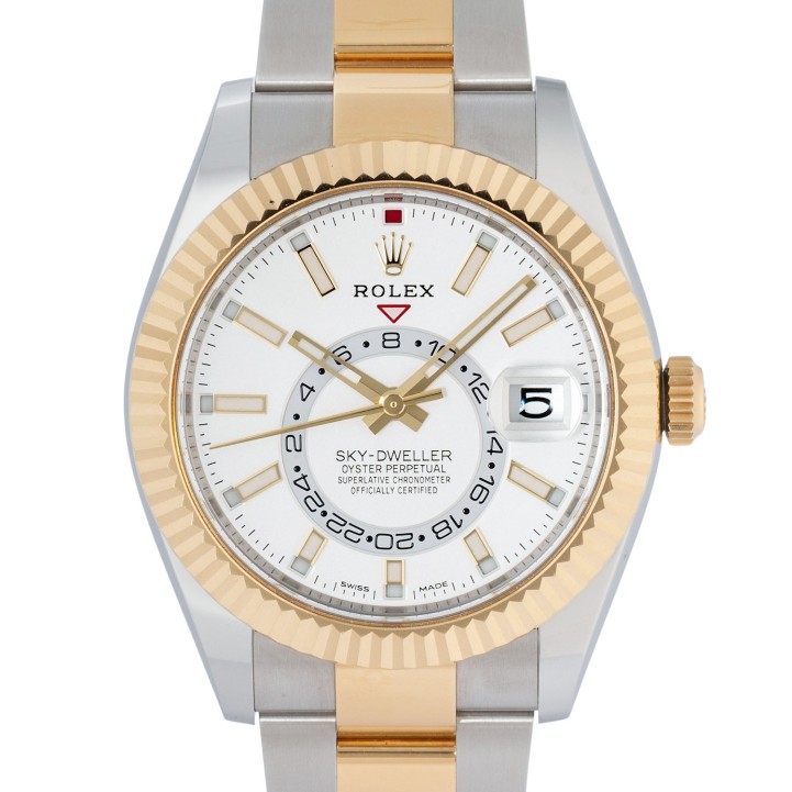 ROLEX Sky-Dweller Ref 326933 Herrenuhr von 2022. Box und Papiere.  