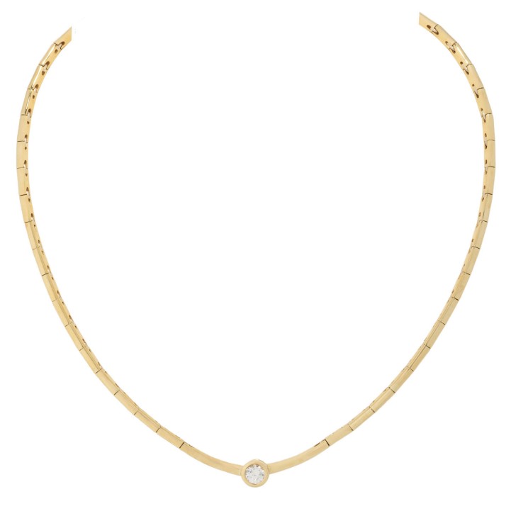 CARL BUCHERER solitaire necklace with brilliant-cut diamond of 0.57 ct, 