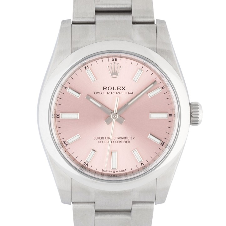 ROLEX Oyster Perpetual 34 Ref 124200 von 2024. UNGETRAGEN. Box und Papiere. 