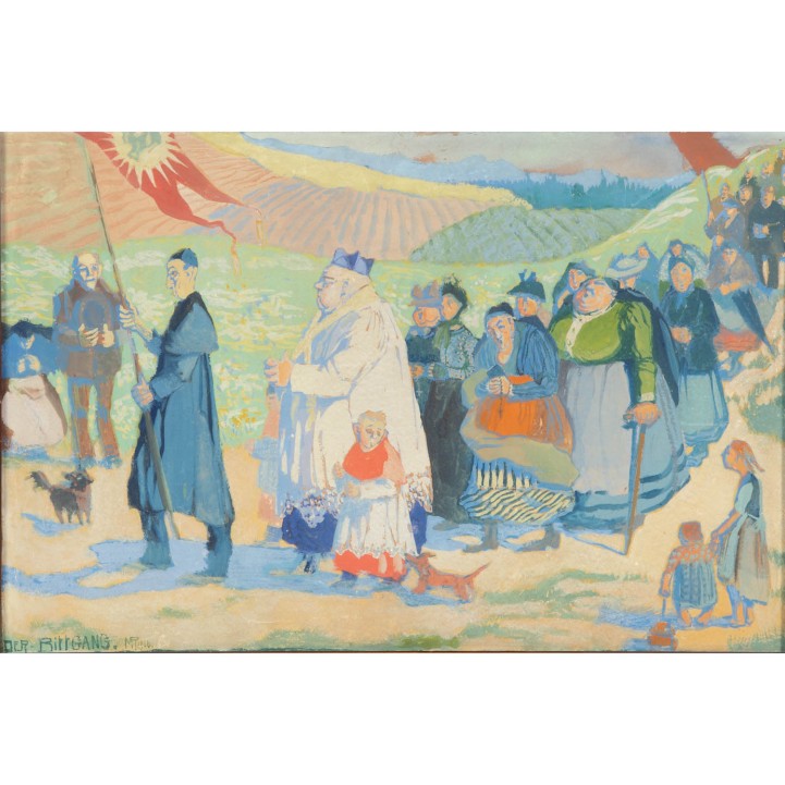 SCHNEIDER-REICHEL, MARGARETE (1891-1944) 'Der Bittgang' 1916 