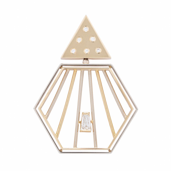 Anhänger mit Diamant, 