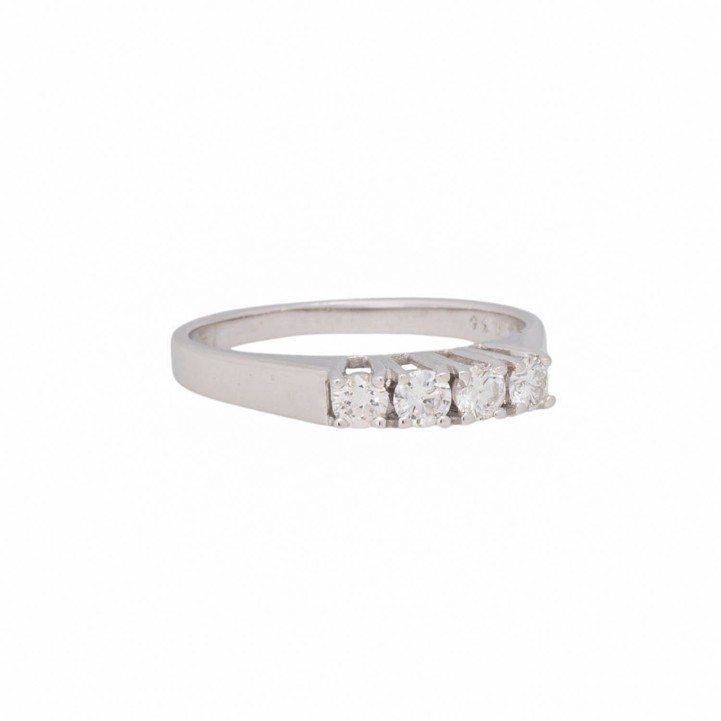 Ring mit 4 Brillanten, 