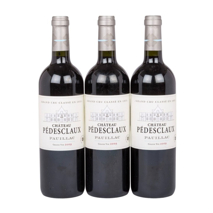 2009 CHÂTEAU PÉDESCLAUX Pauillac 3 Flaschen, 