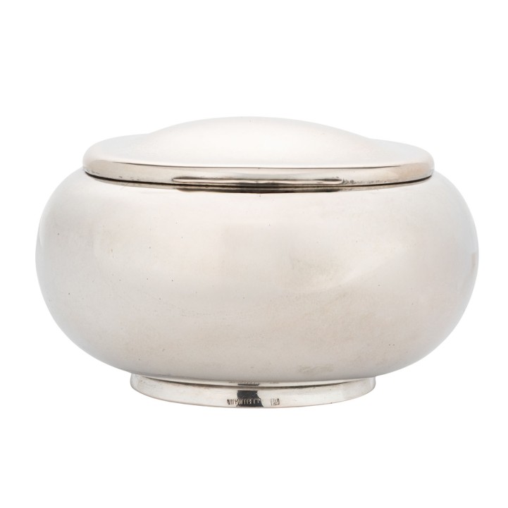 GERMANY Biedermeier, sugar bowl, silver, 1st half of the 19th century 