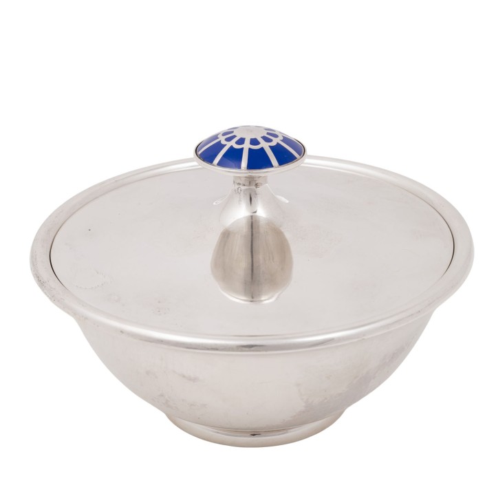 PAUL PANCRITIUS lidded bowl, 925 silver, 20th century, 