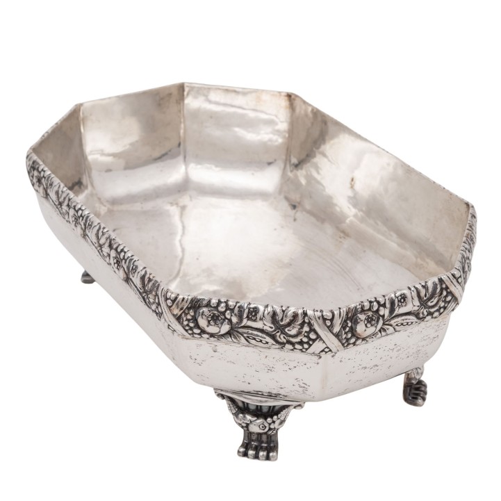 BRUCKMANN & SÖHNE Jardinière, 800 silver, 20th century, 