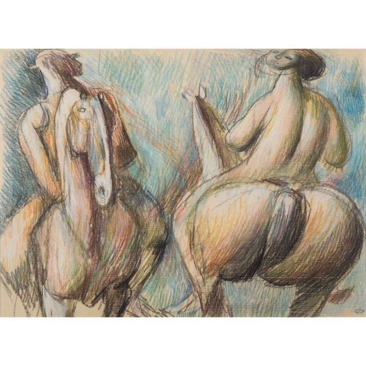 MEINHARD, FRITZ (1910-1997), 'Zwei Zentauren', 1966, 