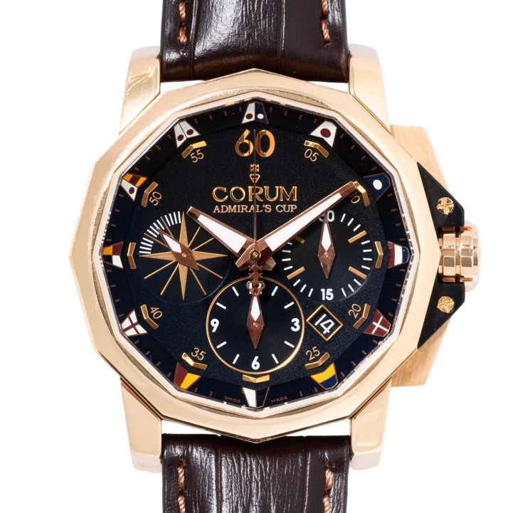 CORUM Admiral's Cup Challenge 44 Ref. 01.0023 Chronograph with invoice 2012. 
