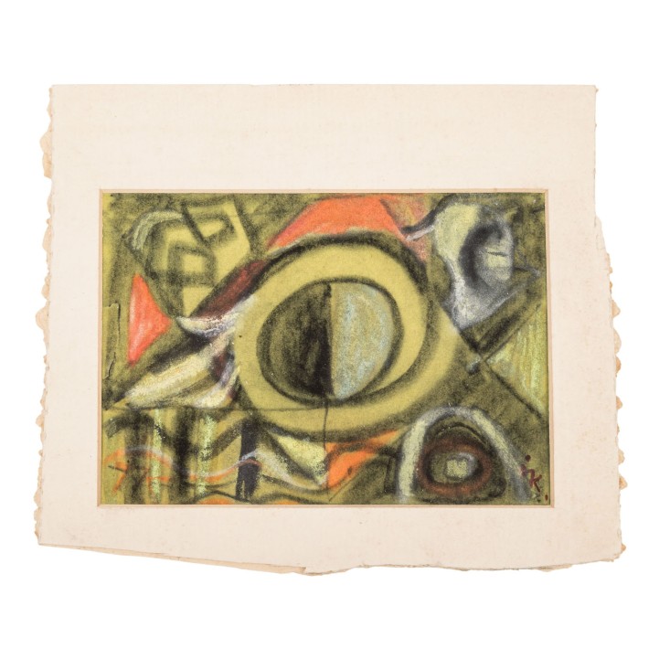 KERKOVIUS, IDA (1879-1970), "Yellow Circle", ca. 1960, 